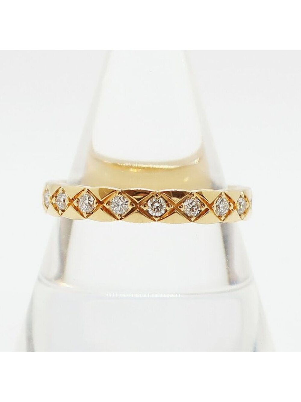 Chanel Coco Crush Collection Diamond Ring 750 YG Mini Model no - Picture 7 of 9